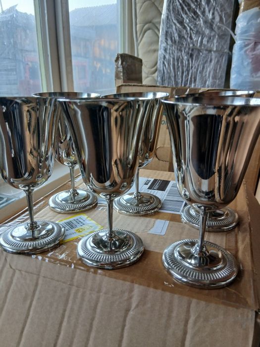 Set pahare argintata nou