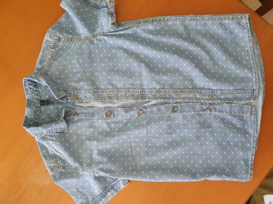 Ризи с къс ръкав 3броя+ 2 тениски за момче -10-12год