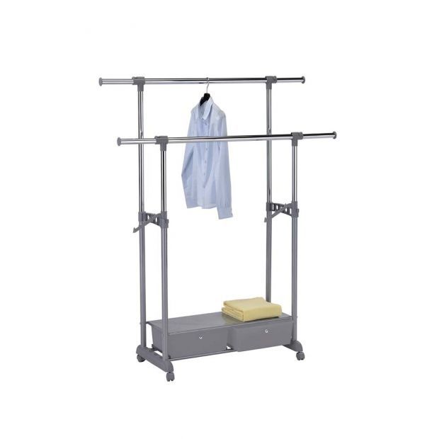 Двойна закачалка/щендер с чекмеджета