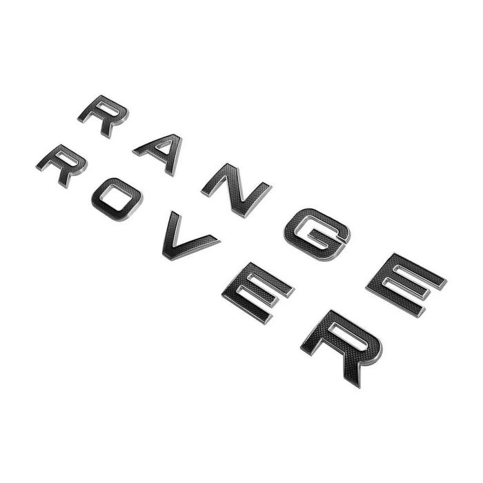 Scris NOU Litere Logo Emblema Capota Haion Portbagaj Range Rover Negru