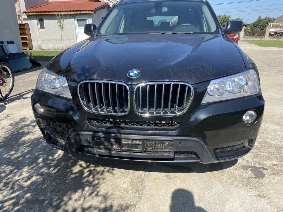 Vând bara fata, capota, aripi, faruri, trager BMW f25 x3