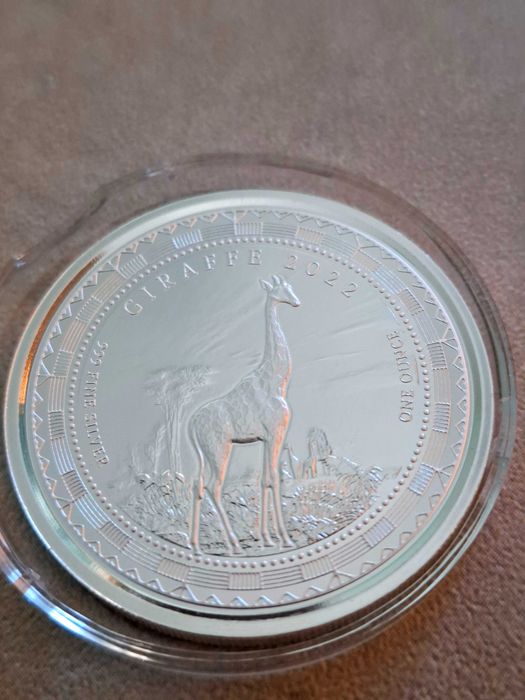 Сребро 1 oz. Жираф
