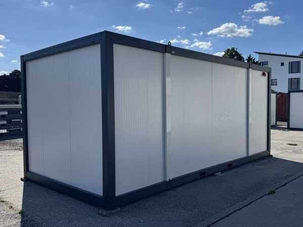 Birou de șantier, 17 m², cu rulouri