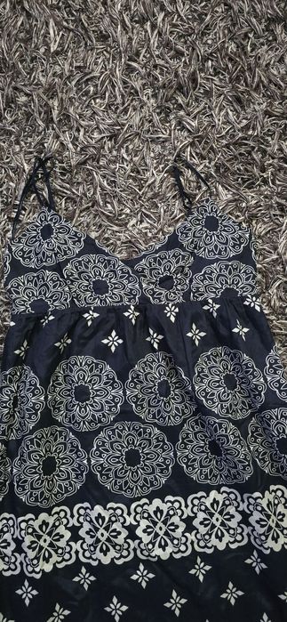 Rochie de vară Tommy Hilfiger(bumbac+mătase)