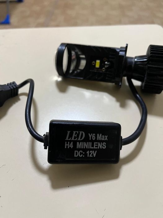 Лед мини линза для машину LED H4 Y6 Max Mini Lens Ориг Корея