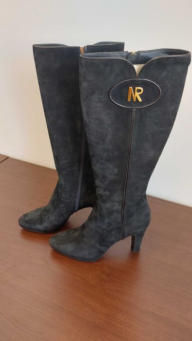 Cizme dama elegante piele intoarsa