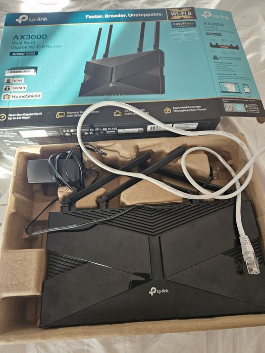 Router Wireless Gigabit TP-LINK Archer AX53 AX3000, Wi-Fi 6,