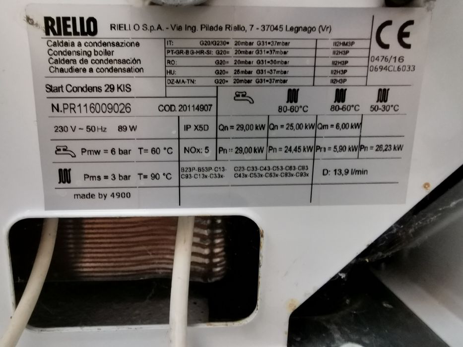 Газов котел Rielo