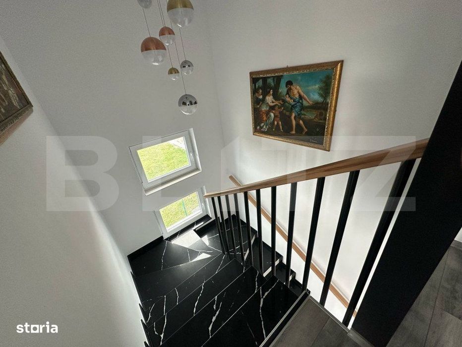 Casa individuala, 4 camere, 3 bai, garaj, zona Beta Residence