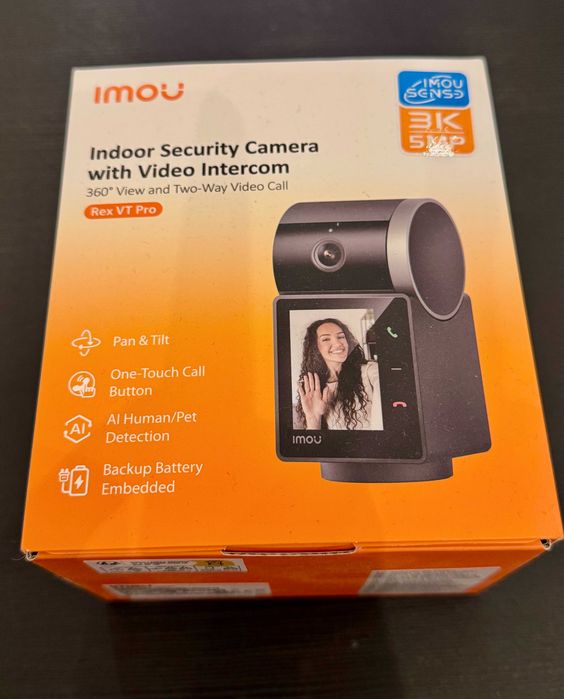 Камера за наблюдение Wireless IMOU VT Pro IPC-S2VBP-5M0WR НОВА