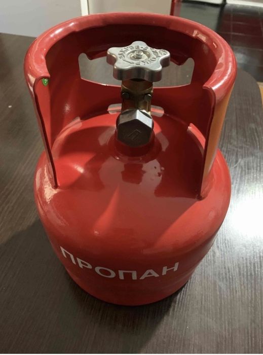 Пропан баллон и плитка