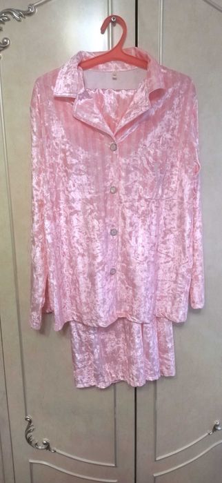 Велюр.Пижама.Красн.ПлатьеНовое