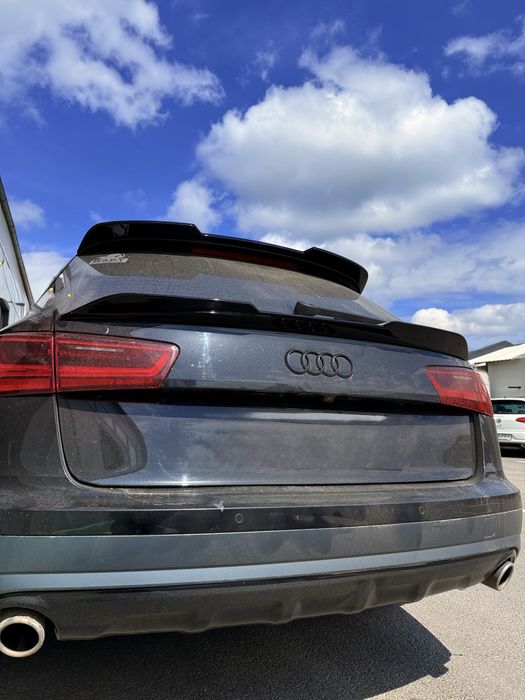 Eleron portbagaj M4 Style compatibil cu Audi A6 C7 Avant (2010-2018) negru lucios