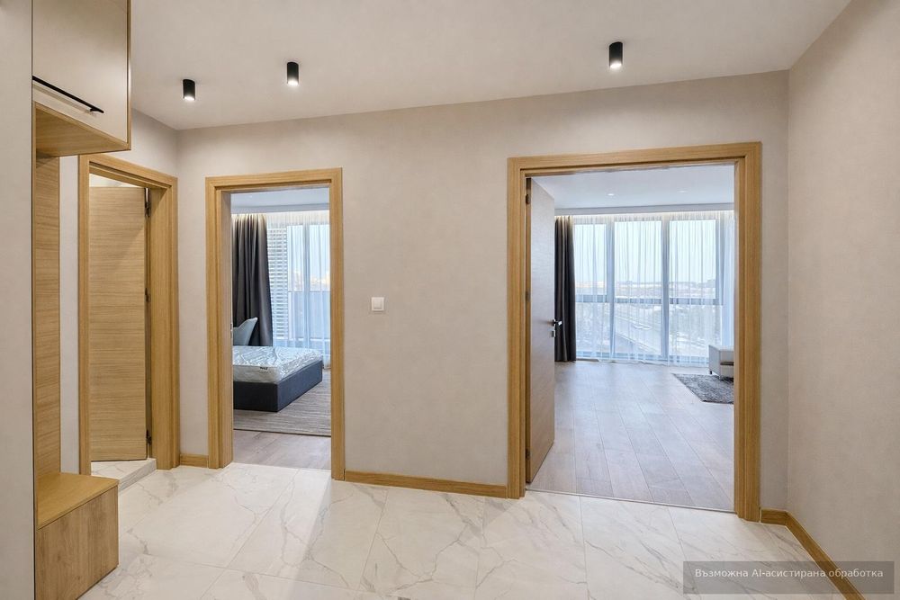 Двустаен апартамент в затворен комплекс в Центъра