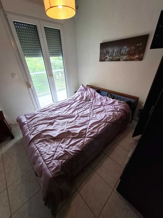 Продават се два апартамента по 50 м2 с общ двор 360 м2 в Аспровалта, Гърция