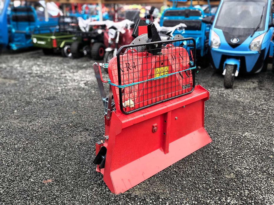 Troliu forestier forta de 4 tone si suport drujba nou Agramix