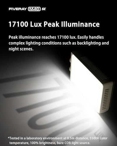 Нова ZHIYUN M40 SE Combo 17100 Lux 2700K-8500K LED Фото Лампа снимки