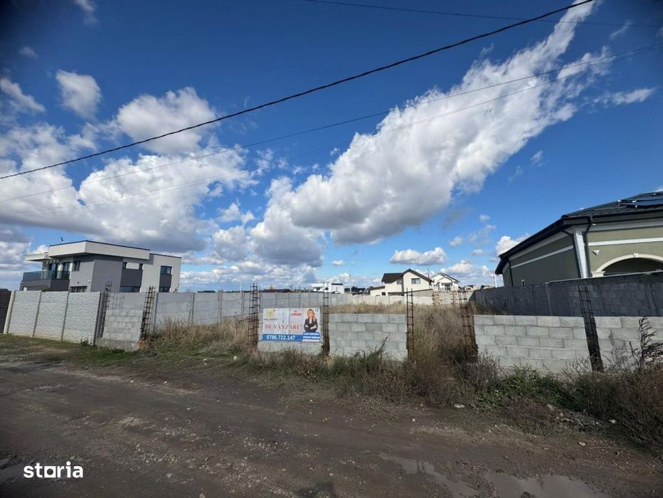 Teren intravilan 593mp, intre case, Aleea 12 Aviatorilor