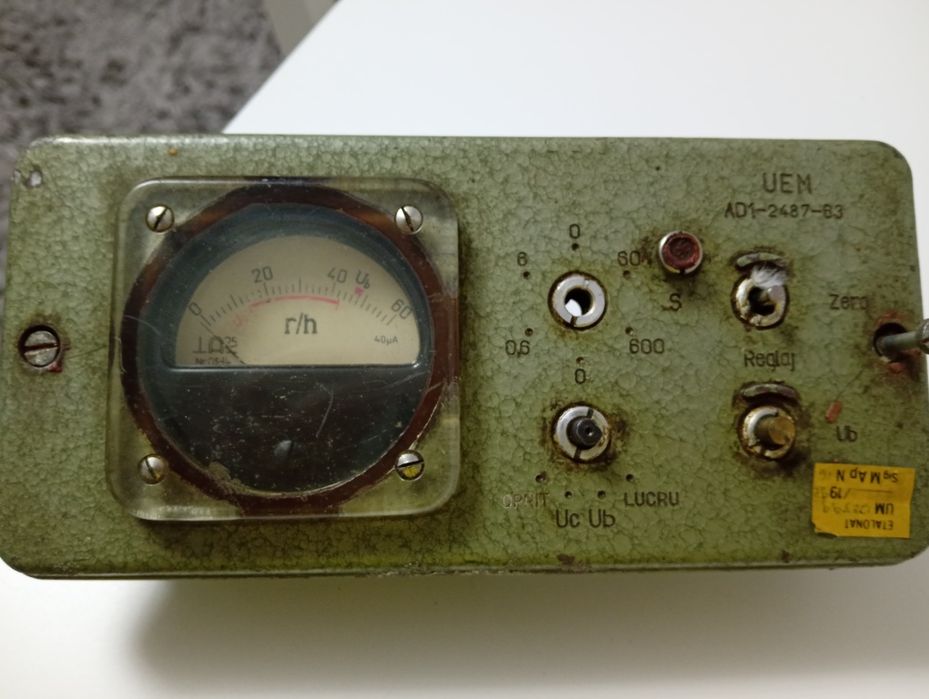Radiometru de radiații militare romanesc 1970