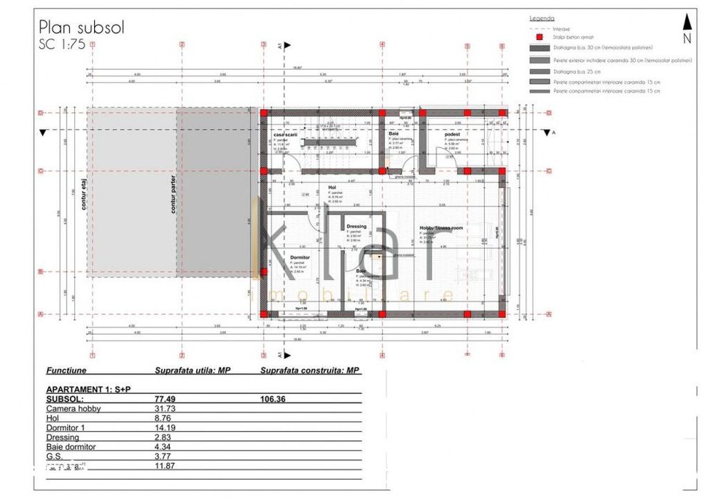 Apartament 5 camere pe 2 niveluri 159mp GRADINA 357mp, zona Campului