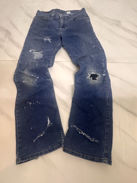 Кастом буткат Levi’s джинсы
