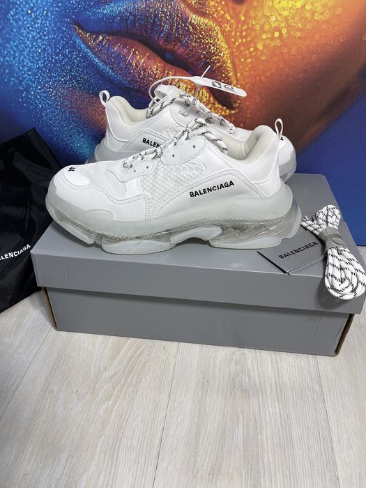 Adidasi Balenciaga Triple S piele naturala Premium