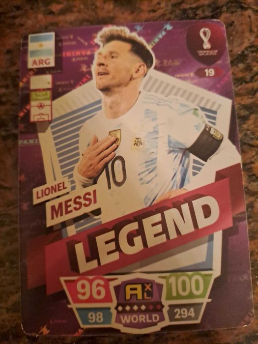 Messi and Ronaldo cards