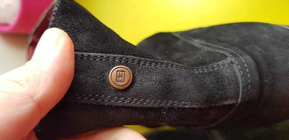 Sale!!Tommy hilfiger велурени боти