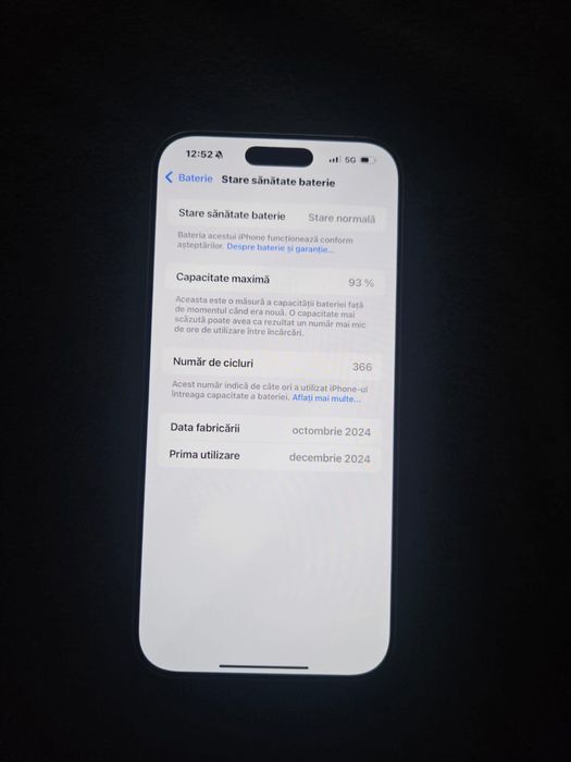 Iphone 16 pro max 256 white