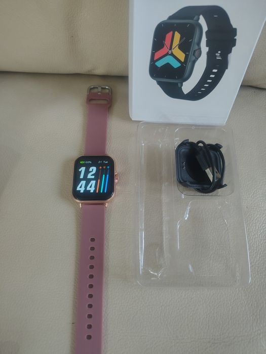 Ceas smartwatch inteligent compatibil Android iOS