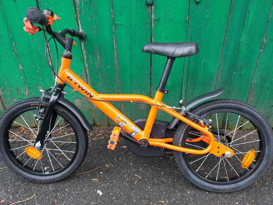 Vand bicicleta copii 16 inch, BTwin robot 500, 105-120 cm