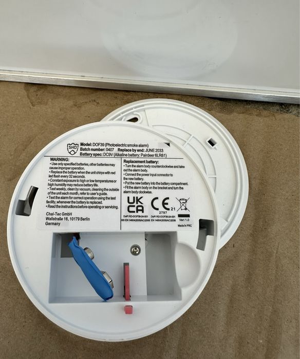 WİFİ Противопожарен сензор за дим, безжичен