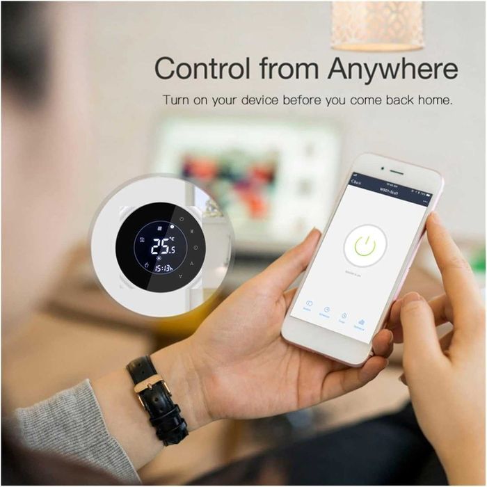 Умен WiFi сензорен термостат