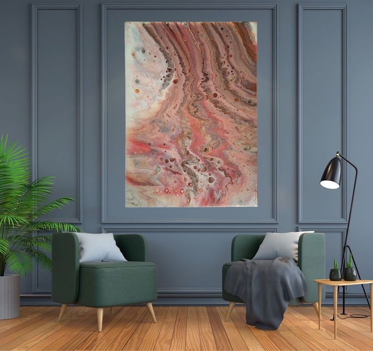 Интерьерные картины ручной работы из акрила, эксклюзивные.