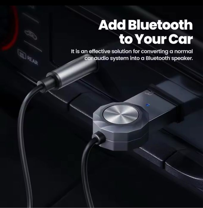 Adaptor Bluetooth auto cu iesire jack si microfon