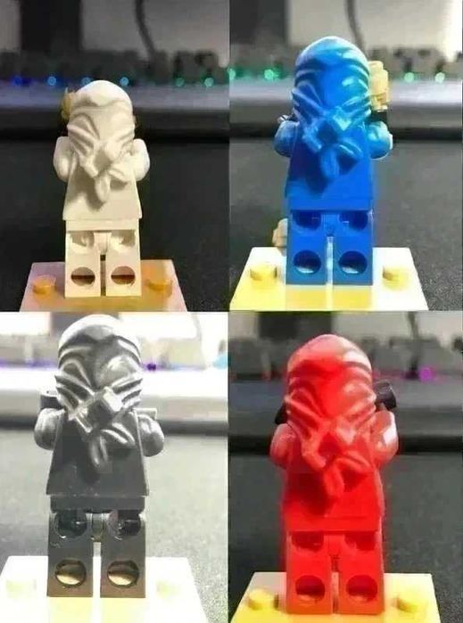 Kai, Jay, Cole, Zane Pilot LEGO Ninjago Figurine
