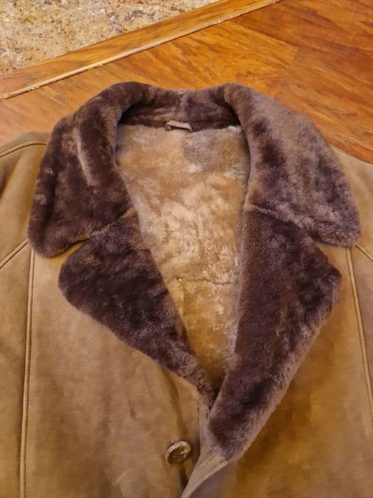 Мъжки кожух агнешка кожа чисто нов