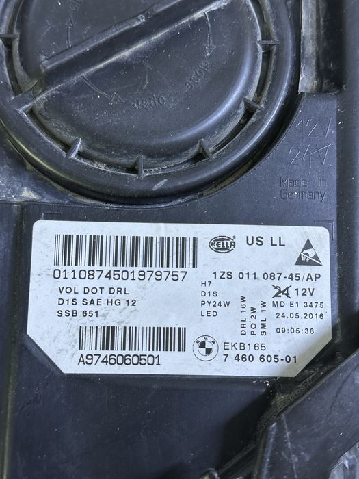 Фара на БМВ Ф10 ксенон