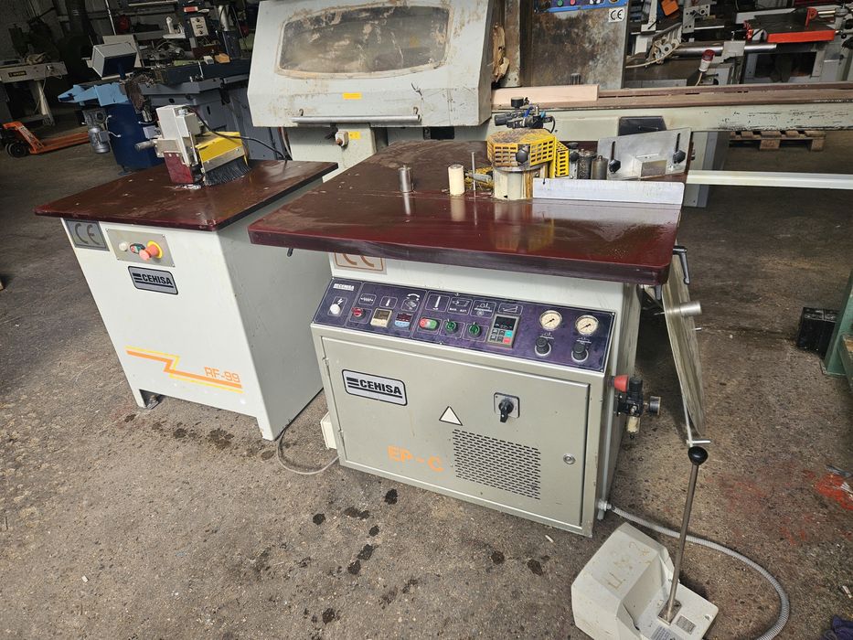 комплект кантираща и обрязваща машина,машините са монофазни,