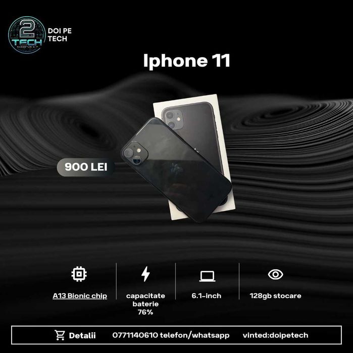 iPhone 11 128gb negru