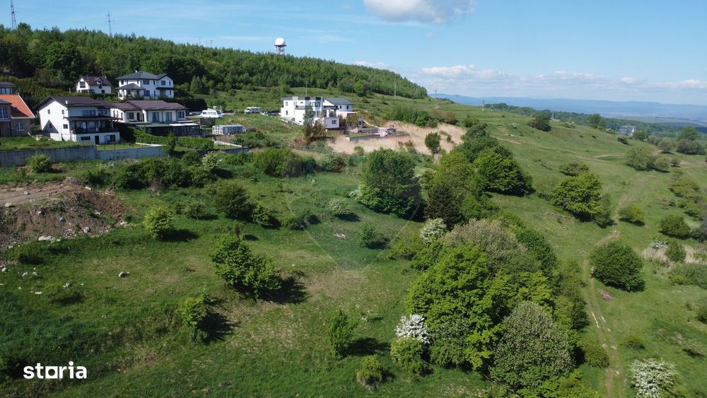 Teren 2685 mp cu panoramă Feleacu. Proiect rezidențial