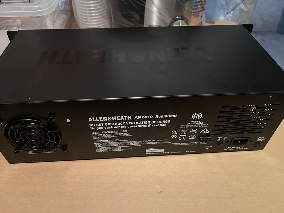 Rack audio allen&heath AR2412