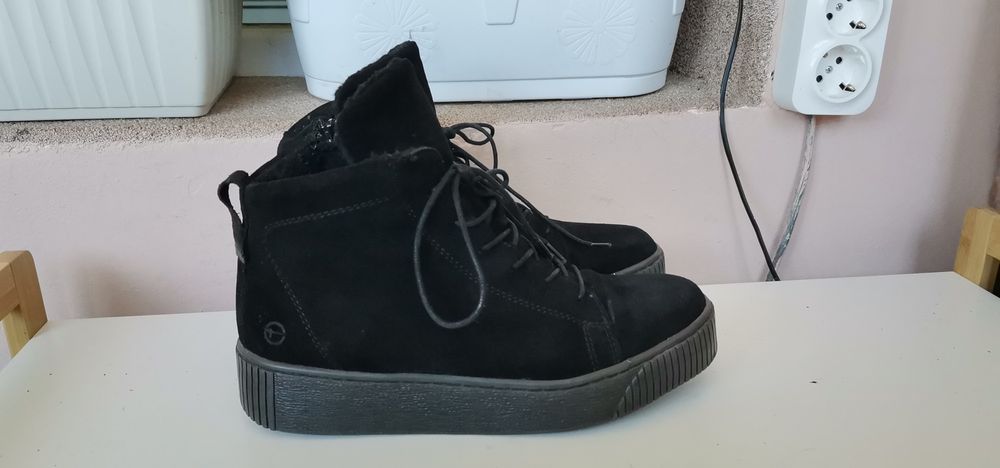 Боти Tamaris 39. 5н.Естествен велур.