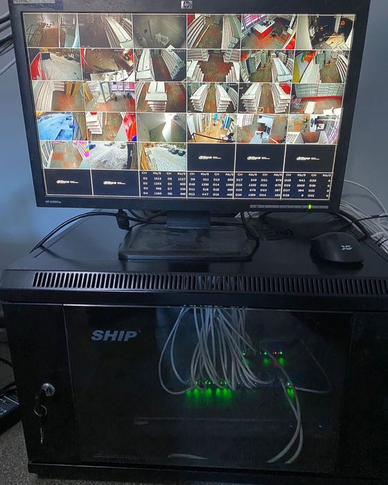 Профессиональная  установка видеонаблюдения