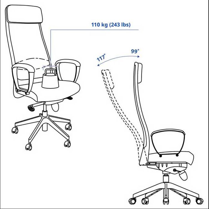 Офис стол IKEA Markus