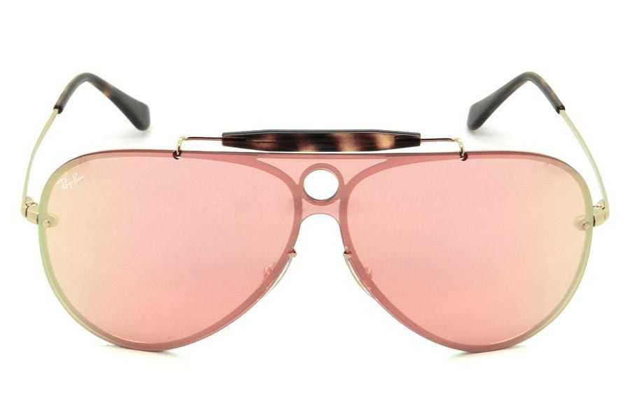 Ochelari de soare Ray Ban RB3581 roz oglinda