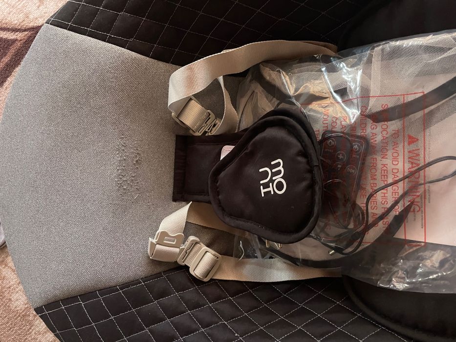 Електрическа люлка Moni Rocky, Сив, 0 месеца +