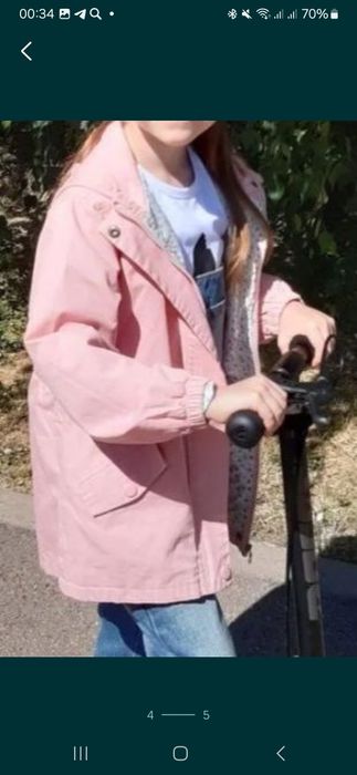 Джинсовая ветровка на девочку