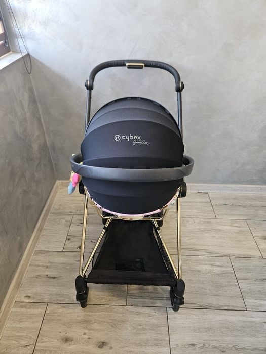 Бебешка количка Cybex Mios Jeremy Scott CHERUBS-pink 3 в 1 + чанта