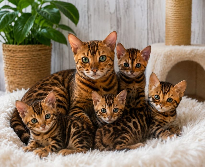 Бенгальские котята